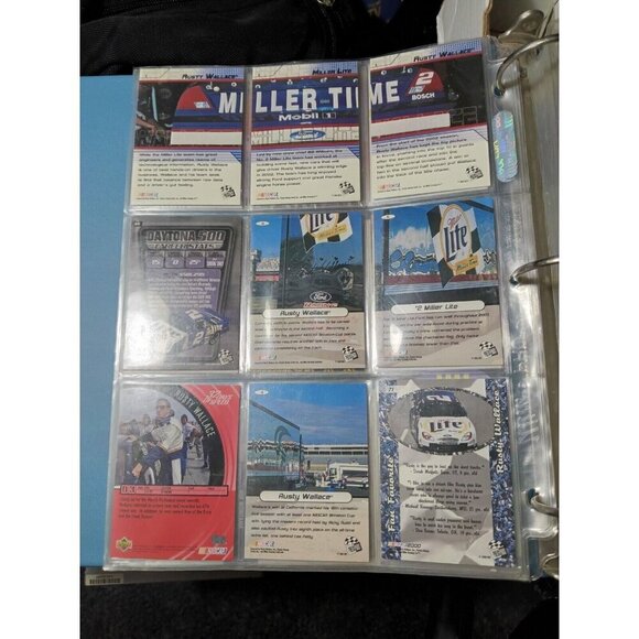 Rusty Wallace Nascar 9 Card Lot - Picture 2 of 2